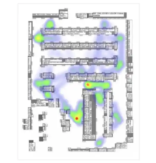 Store heat map